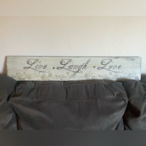 LIVE LAUGH LOVE Rustic Wall Decor